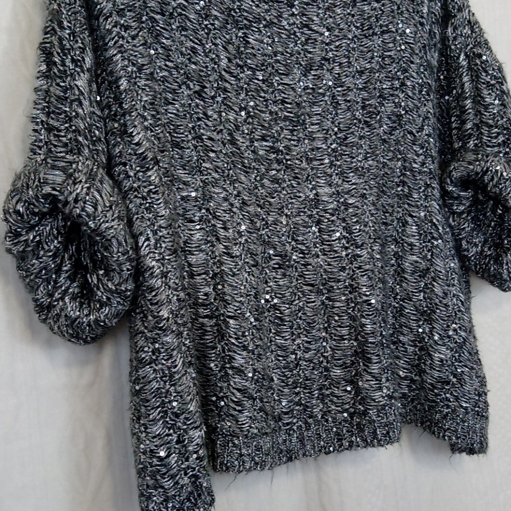 Jennifer Lopez Sequin Knit Top - image 2